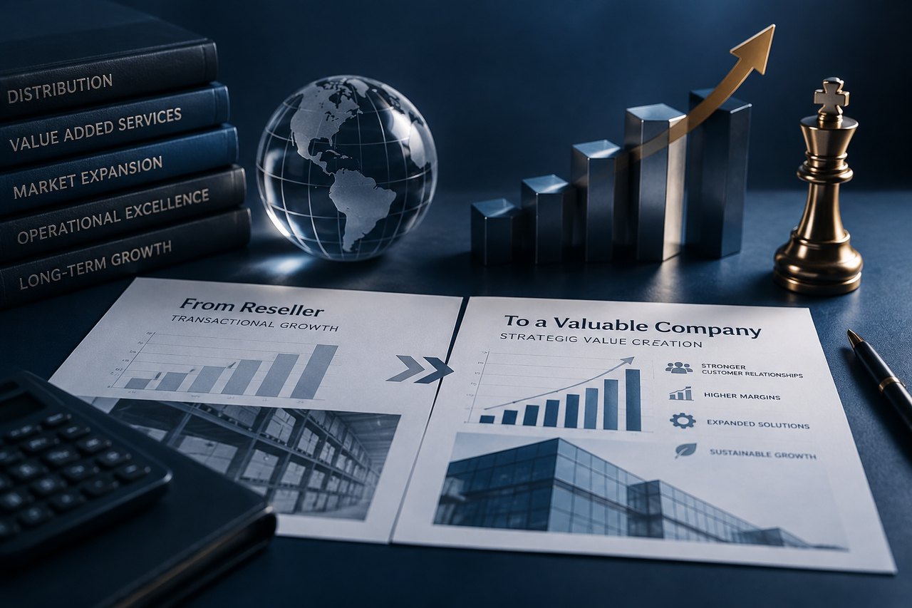 Editorial illustration for How to Transform a Distributor into a Valuable Company as Opposed to a Simple Reseller