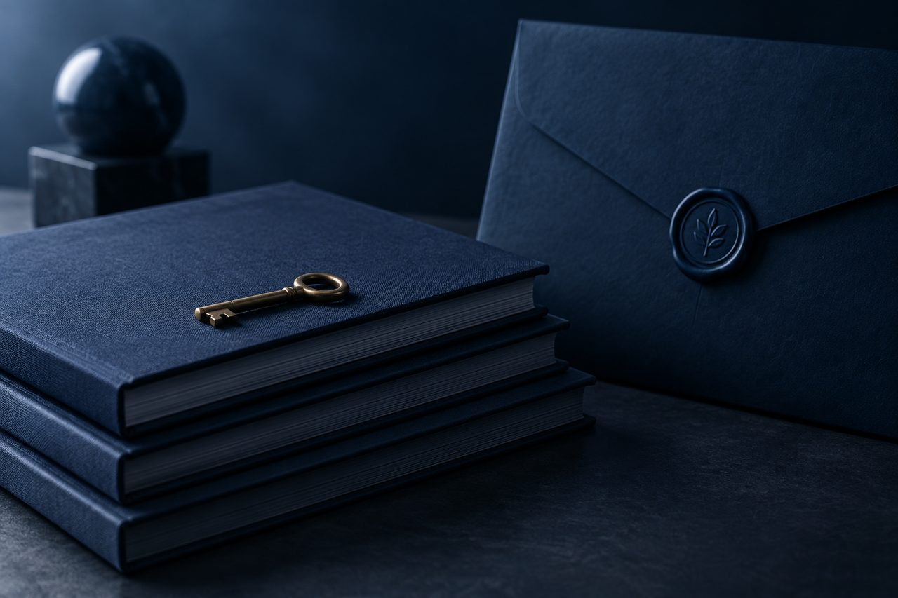 Editorial navy still life illustrating Maximizing Your Business’s Purchase Price with Strong and Consistent Earnings