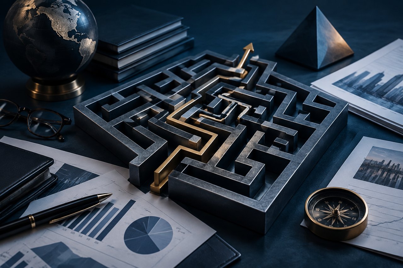 Editorial illustration for Navigating the Mid-Market Maze: Top Ten Business Issues for US Companies