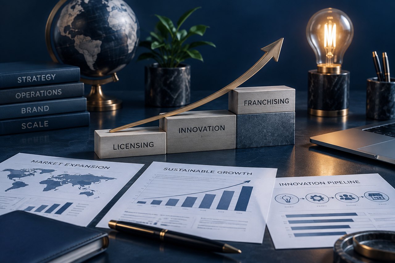 Editorial illustration for Paving the Path to Growth: From Licensing to Franchising Through Continuous Innovation
