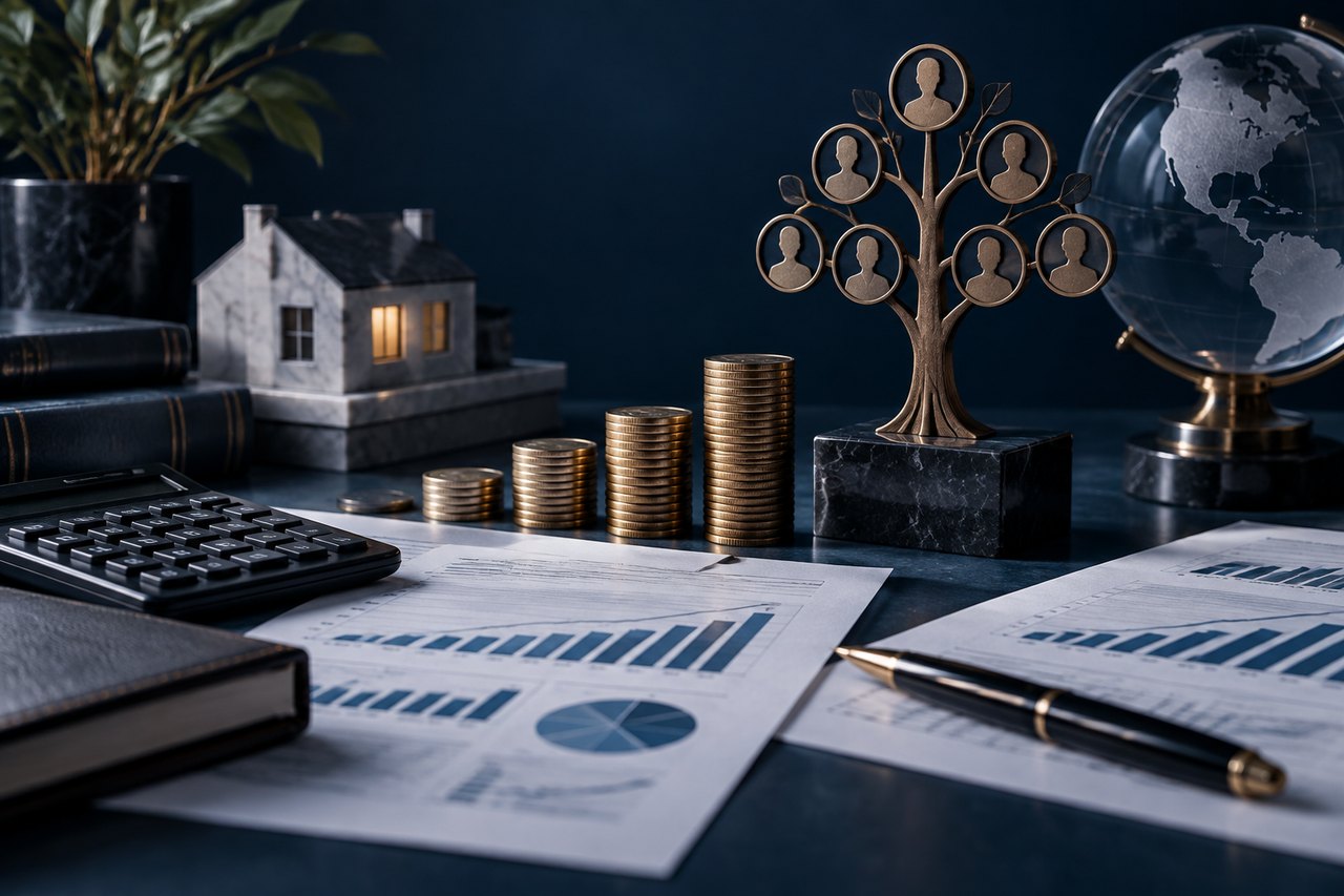 Editorial illustration for The Crucial Role of Reduced Annual Federal and State Income Taxes in Building Generational Wealth