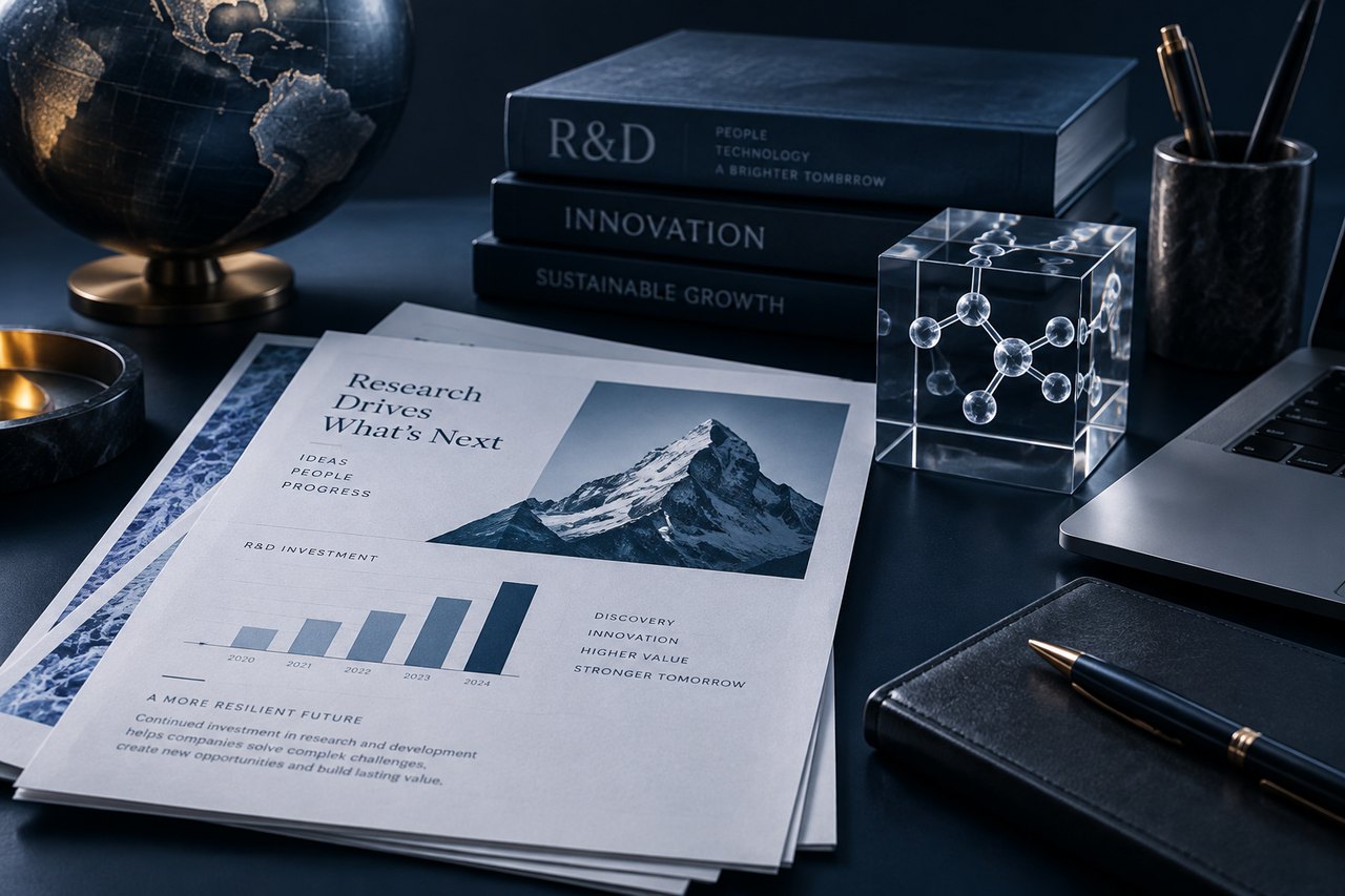 Editorial illustration for The Imperative of Continual Investment in Research and Development for Companies