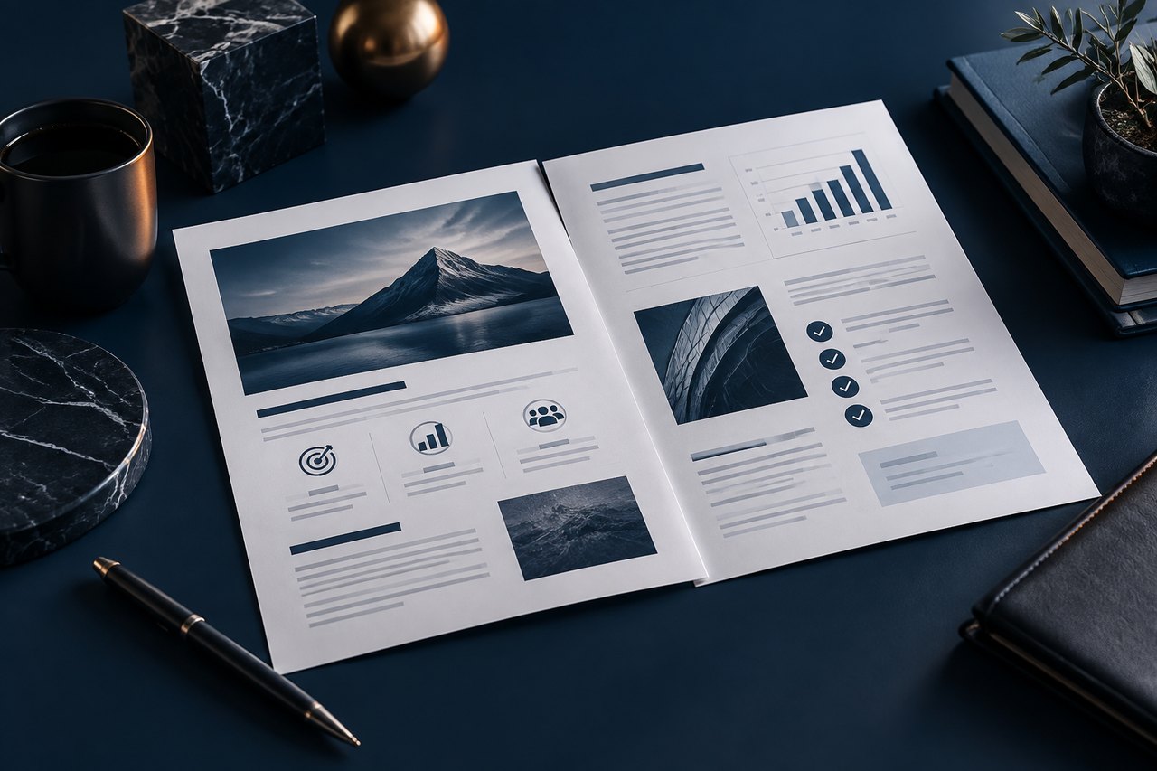 Editorial illustration for The Power of Concise Sales Proposals: Providing Maximum Value with Two Pages