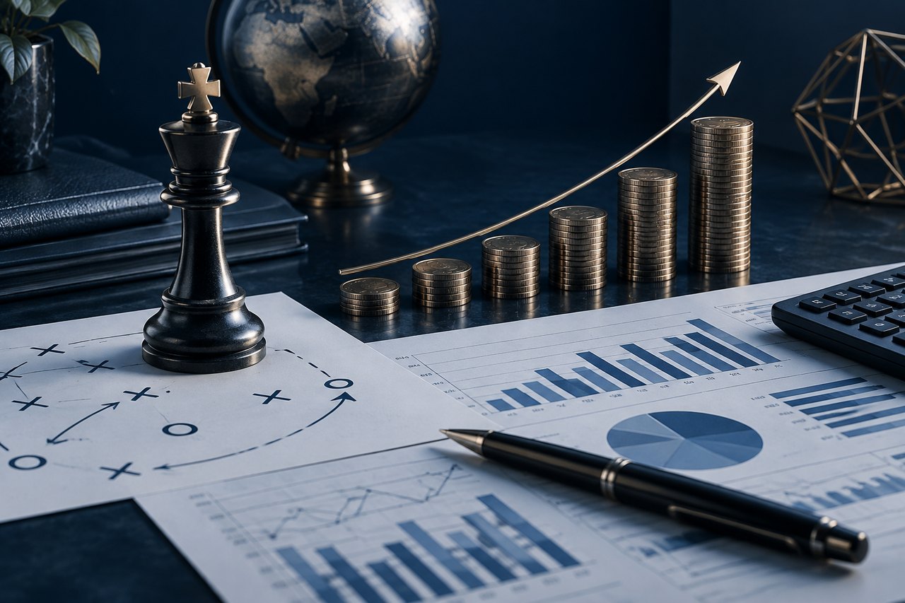 Editorial illustration for The Strong Connection Between Strategic Planning and Cash Flow