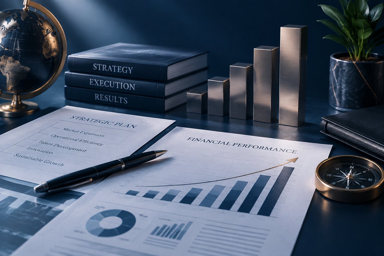 Editorial illustration for The Strong Connection Between Strategic Planning and Profit Growth
