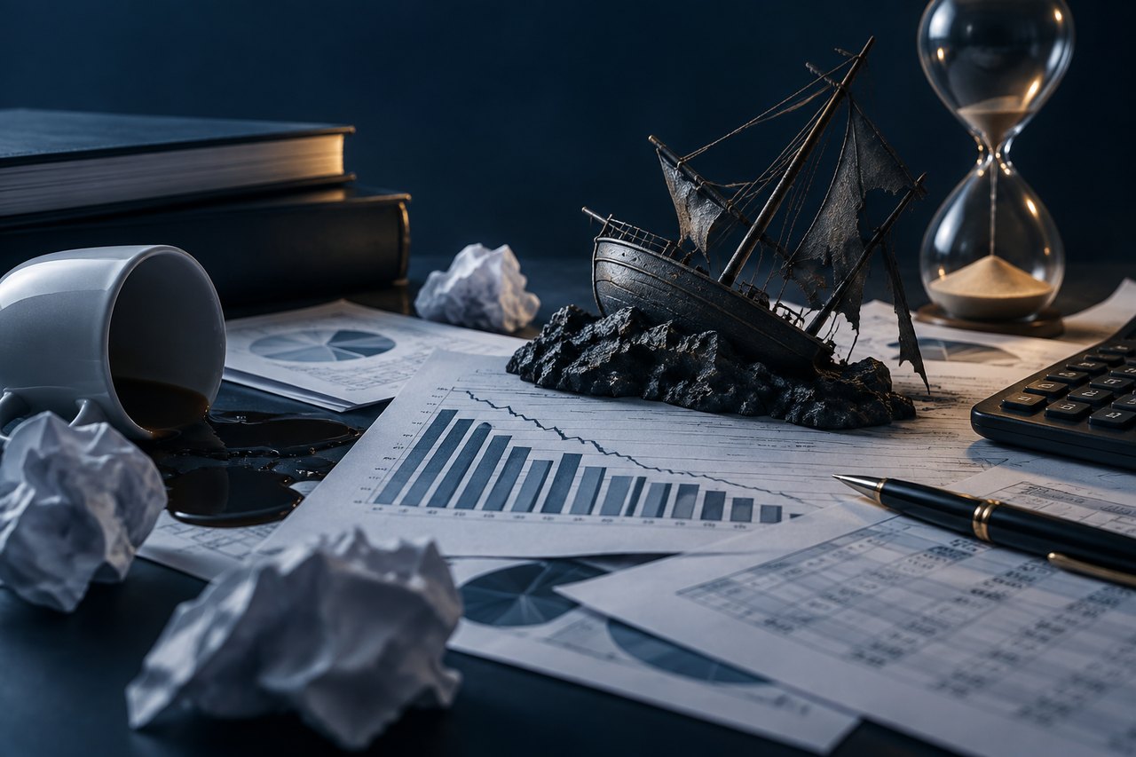 Editorial illustration for Unknown Ways You “Shipwreck” Your Business!