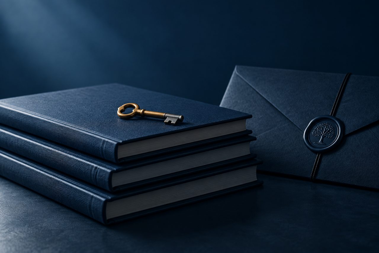 Editorial navy still life illustrating Why It’s Crucial to Have a Team When Preparing to Sell Your Company